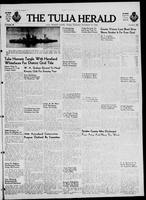 The Tulia Herald (Tulia, Tex), Vol. 36, No. 46, Ed. 1, Thursday, November 15, 1945