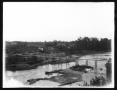 Photograph: [Lock and Dam, and a Bridge. Location Unknown.]