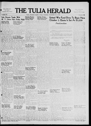 The Tulia Herald (Tulia, Tex), Vol. 36, No. 39, Ed. 1, Thursday, September 27, 1945