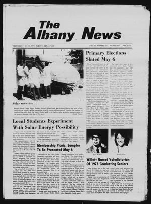The Albany News (Albany, Tex.), Vol. 102, No. 45, Ed. 1 Wednesday, May 3, 1978
