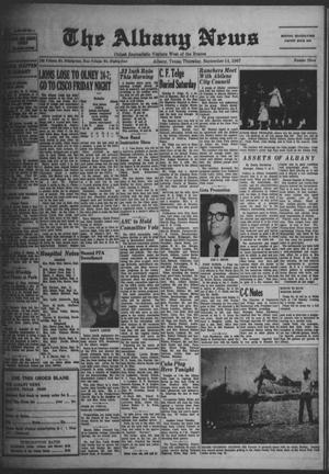 The Albany News (Albany, Tex.), Vol. 84, No. 3, Ed. 1 Thursday, September 14, 1967