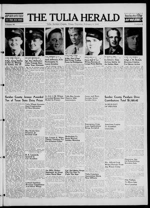 The Tulia Herald (Tulia, Tex), Vol. 36, No. 6, Ed. 1, Thursday, February 8, 1945