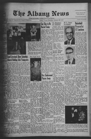 Primary view of object titled 'The Albany News (Albany, Tex.), Vol. 83, No. 22, Ed. 1 Thursday, January 26, 1967'.
