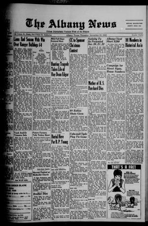 The Albany News (Albany, Tex.), Vol. 82, No. 12, Ed. 1 Thursday, November 18, 1965