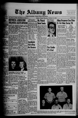The Albany News (Albany, Tex.), Vol. 82, No. 8, Ed. 1 Thursday, October 21, 1965