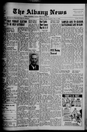 Primary view of object titled 'The Albany News (Albany, Tex.), Vol. 82, No. 36, Ed. 1 Thursday, May 5, 1966'.