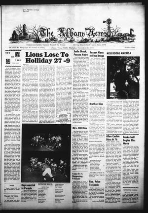 Primary view of object titled 'The Albany News (Albany, Tex.), Vol. 90, No. 15, Ed. 1 Thursday, November 29, 1973'.