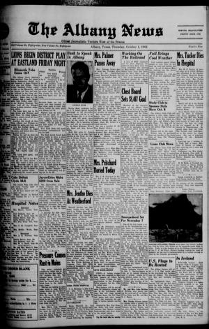 The Albany News (Albany, Tex.), Vol. 81, No. 5, Ed. 1 Thursday, October 1, 1964