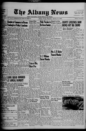 Primary view of object titled 'The Albany News (Albany, Tex.), Vol. 81, No. 22, Ed. 1 Thursday, January 28, 1965'.