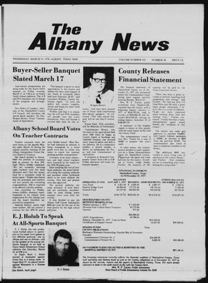 The Albany News (Albany, Tex.), Vol. 102, No. 38, Ed. 1 Wednesday, March 15, 1978
