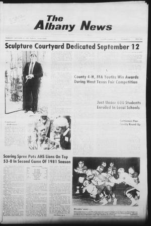 The Albany News (Albany, Tex.), Vol. 106, No. 13, Ed. 1 Thursday, September 17, 1981