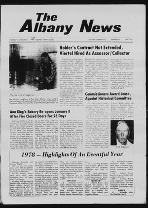 Primary view of object titled 'The Albany News (Albany, Tex.), Vol. 103, No. 29, Ed. 1 Thursday, January 11, 1979'.