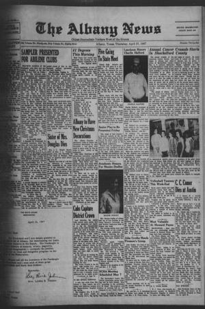 The Albany News (Albany, Tex.), Vol. 83, No. 35, Ed. 1 Thursday, April 27, 1967