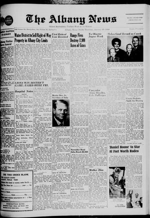 The Albany News (Albany, Tex.), Vol. 85, No. 21, Ed. 1 Thursday, January 16, 1969