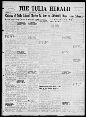 The Tulia Herald (Tulia, Tex), Vol. 37, No. 14, Ed. 1, Thursday, April 4, 1946