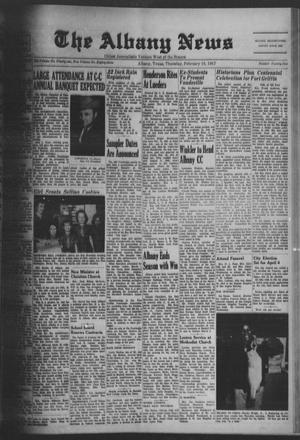 The Albany News (Albany, Tex.), Vol. 83, No. 25, Ed. 1 Thursday, February 16, 1967