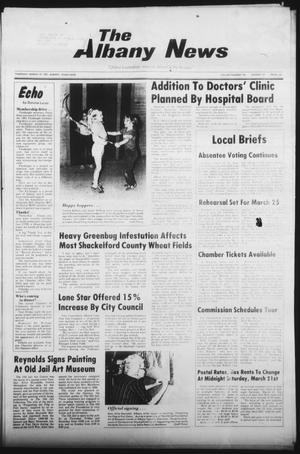 The Albany News (Albany, Tex.), Vol. 105, No. 39, Ed. 1 Thursday, March 19, 1981