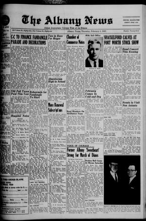 The Albany News (Albany, Tex.), Vol. 81, No. 23, Ed. 1 Thursday, February 4, 1965