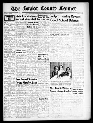 The Baylor County Banner (Seymour, Tex.), Vol. 61, No. 1, Ed. 1 Thursday, August 23, 1956