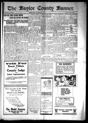 The Baylor County Banner. (Seymour, Tex.), Vol. 27, No. 42, Ed. 1 Thursday, July 13, 1922