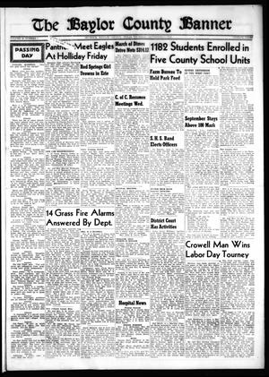 The Baylor County Banner (Seymour, Tex.), Vol. 59, No. 3, Ed. 1 Thursday, September 9, 1954