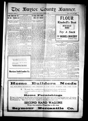 The Baylor County Banner. (Seymour, Tex.), Vol. 24, No. 48, Ed. 1 Thursday, August 25, 1921