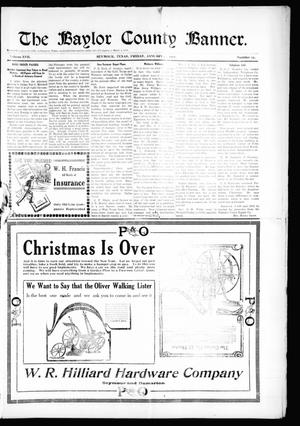 The Baylor County Banner. (Seymour, Tex.), Vol. 17, No. 15, Ed. 1 Friday, January 12, 1912