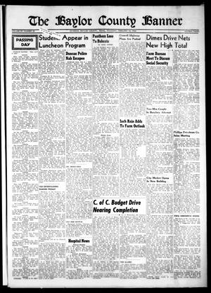 Primary view of object titled 'The Baylor County Banner (Seymour, Tex.), Vol. 59, No. 25, Ed. 1 Thursday, February 10, 1955'.