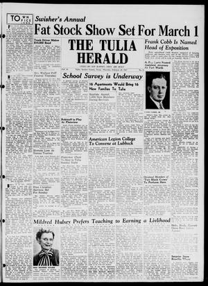 The Tulia Herald (Tulia, Tex), Vol. 38, No. 8, Ed. 1, Thursday, February 20, 1947
