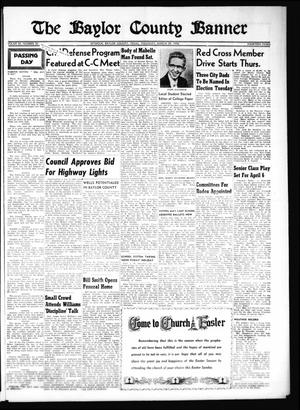 The Baylor County Banner (Seymour, Tex.), Vol. 60, No. 32, Ed. 1 Thursday, March 29, 1956