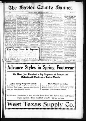 The Baylor County Banner. (Seymour, Tex.), Vol. 16, No. 21, Ed. 1 Friday, February 24, 1911