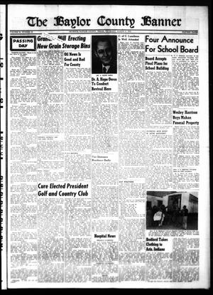 Primary view of object titled 'The Baylor County Banner (Seymour, Tex.), Vol. 58, No. 29, Ed. 1 Thursday, March 11, 1954'.