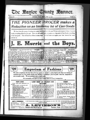 The Baylor County Banner. (Seymour, Tex.), Vol. 14, No. 29, Ed. 1 Friday, April 23, 1909