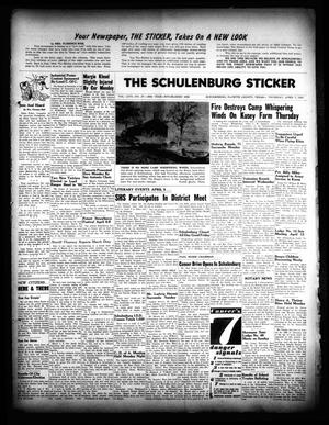 The Schulenburg Sticker (Schulenburg, Tex.), Vol. 66, No. 37, Ed. 1 Thursday, April 7, 1960