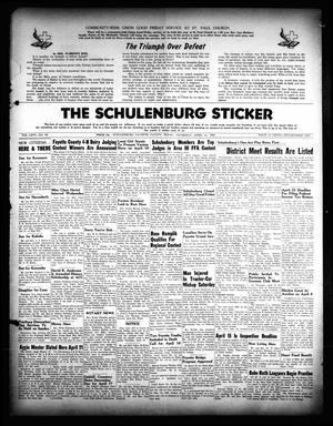 The Schulenburg Sticker (Schulenburg, Tex.), Vol. 66, No. 38, Ed. 1 Thursday, April 14, 1960