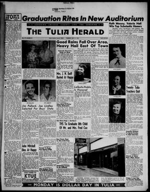 Primary view of object titled 'The Tulia Herald (Tulia, Tex), Vol. 47, No. 22, Ed. 1, Thursday, May 31, 1956'.