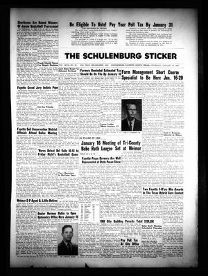 The Schulenburg Sticker (Schulenburg, Tex.), Vol. 67, No. 25, Ed. 1 Thursday, January 12, 1961