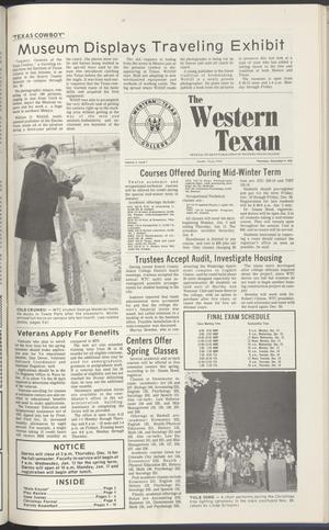 Primary view of object titled 'The Western Texan (Snyder, Tex.), Vol. 6, No. 7, Ed. 1 Thursday, December 9, 1976'.