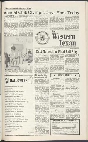 The Western Texan (Snyder, Tex.), Vol. 6, No. 4, Ed. 1 Thursday, October 28, 1976