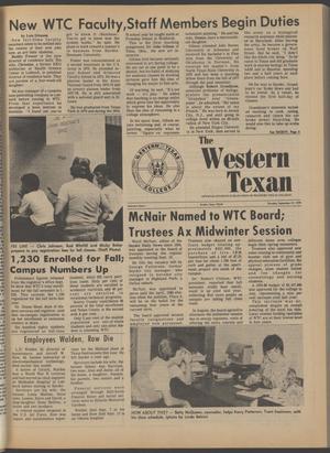 Primary view of object titled 'The Western Texan (Snyder, Tex.), Vol. 9, No. 1, Ed. 1 Thursday, September 27, 1979'.