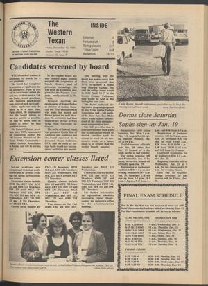 The Western Texan (Snyder, Tex.), Vol. 10, No. 7, Ed. 1 Friday, December 12, 1980