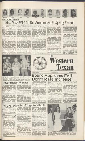 Primary view of object titled 'The Western Texan (Snyder, Tex.), Vol. 6, No. 12, Ed. 1 Thursday, April 14, 1977'.