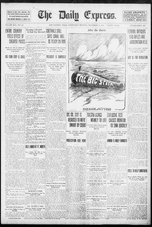 The Daily Express. (San Antonio, Tex.), Vol. 45, No. 321, Ed. 1 Wednesday, November 16, 1910