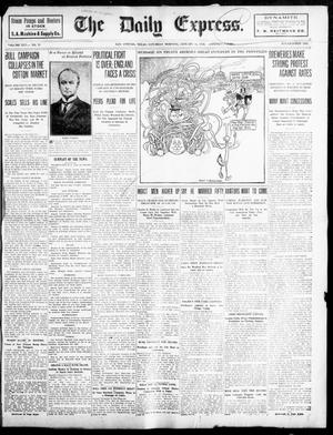 Primary view of object titled 'The Daily Express. (San Antonio, Tex.), Vol. 45, No. 15, Ed. 1 Saturday, January 15, 1910'.