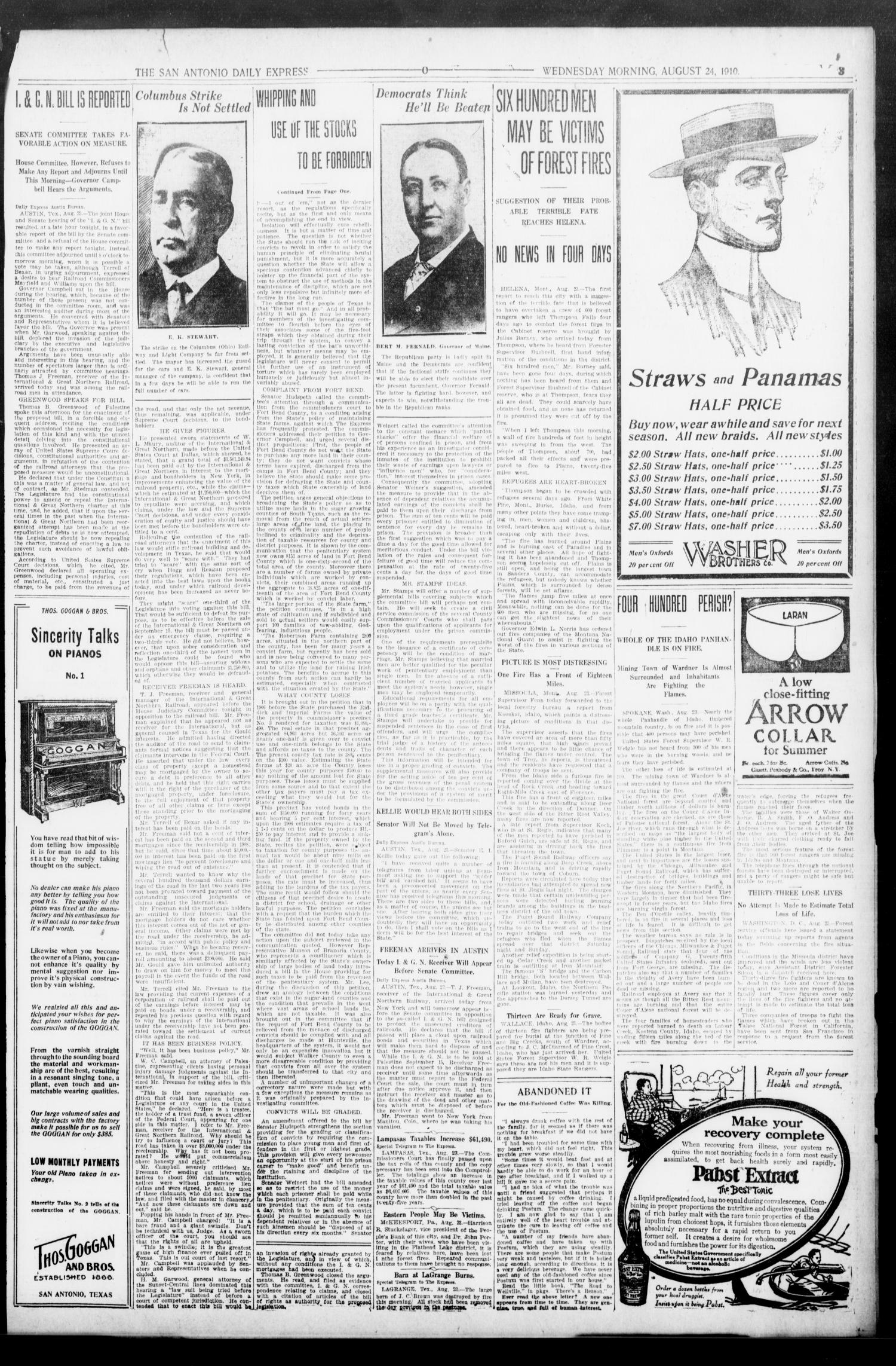 The Daily Express. (San Antonio, Tex.), Vol. 45, No. 236, Ed. 1 Wednesday, August 24, 1910
                                                
                                                    [Sequence #]: 3 of 14
                                                