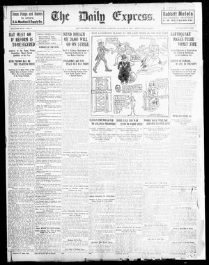 Primary view of object titled 'The Daily Express. (San Antonio, Tex.), Vol. 45, No. 2, Ed. 1 Sunday, January 2, 1910'.