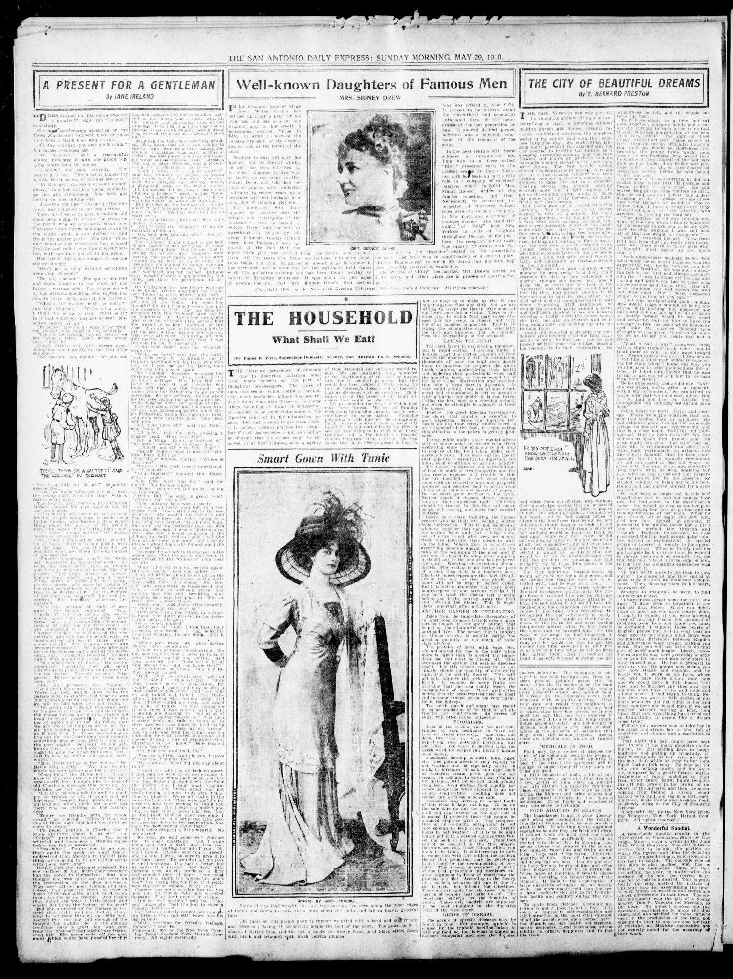 The Daily Express. (San Antonio, Tex.), Vol. 45, No. 149, Ed. 1 Sunday, May 29, 1910
                                                
                                                    [Sequence #]: 72 of 82
                                                