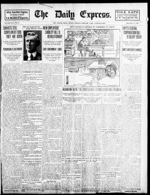 Primary view of object titled 'The Daily Express. (San Antonio, Tex.), Vol. 45, No. 38, Ed. 1 Monday, February 7, 1910'.