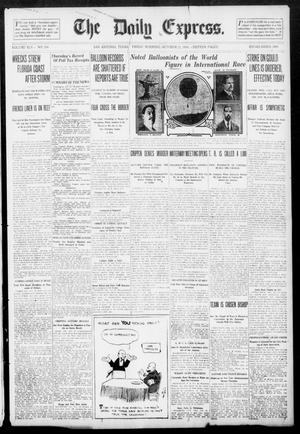 Primary view of object titled 'The Daily Express. (San Antonio, Tex.), Vol. 45, No. 294, Ed. 1 Friday, October 21, 1910'.