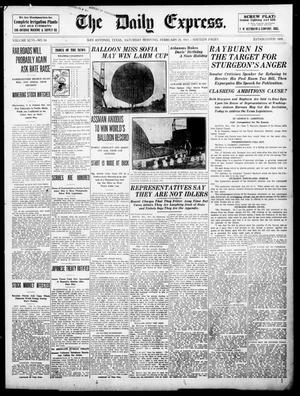 Primary view of object titled 'The Daily Express. (San Antonio, Tex.), Vol. 46, No. 56, Ed. 1 Saturday, February 25, 1911'.